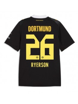 Moški Nogometna dresi replika Borussia Dortmund Julian Ryerson #26 Gostujoči 2026-27 Kratek rokav Moški Nogometna dresi replika Borussia Dortmund Julian Ryerson #26 Gostujoči 2026-27 Kratek rokav